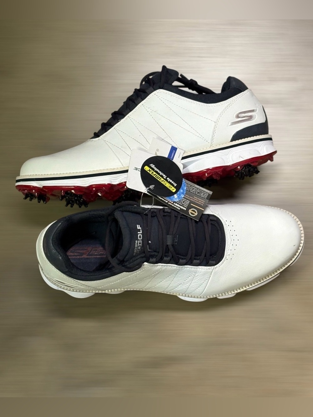 Skechers Waterproof Leather Men’s Size 11 Golf Shoes